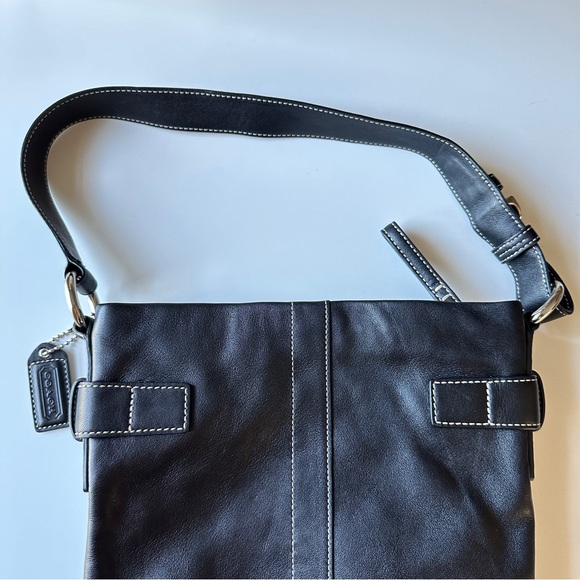 Vintage Coach Leather Shoulder Bag - Picture 5 of 13